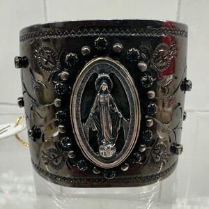 Virgins Saints & Angels Milagrosa Gunmetal Cuff